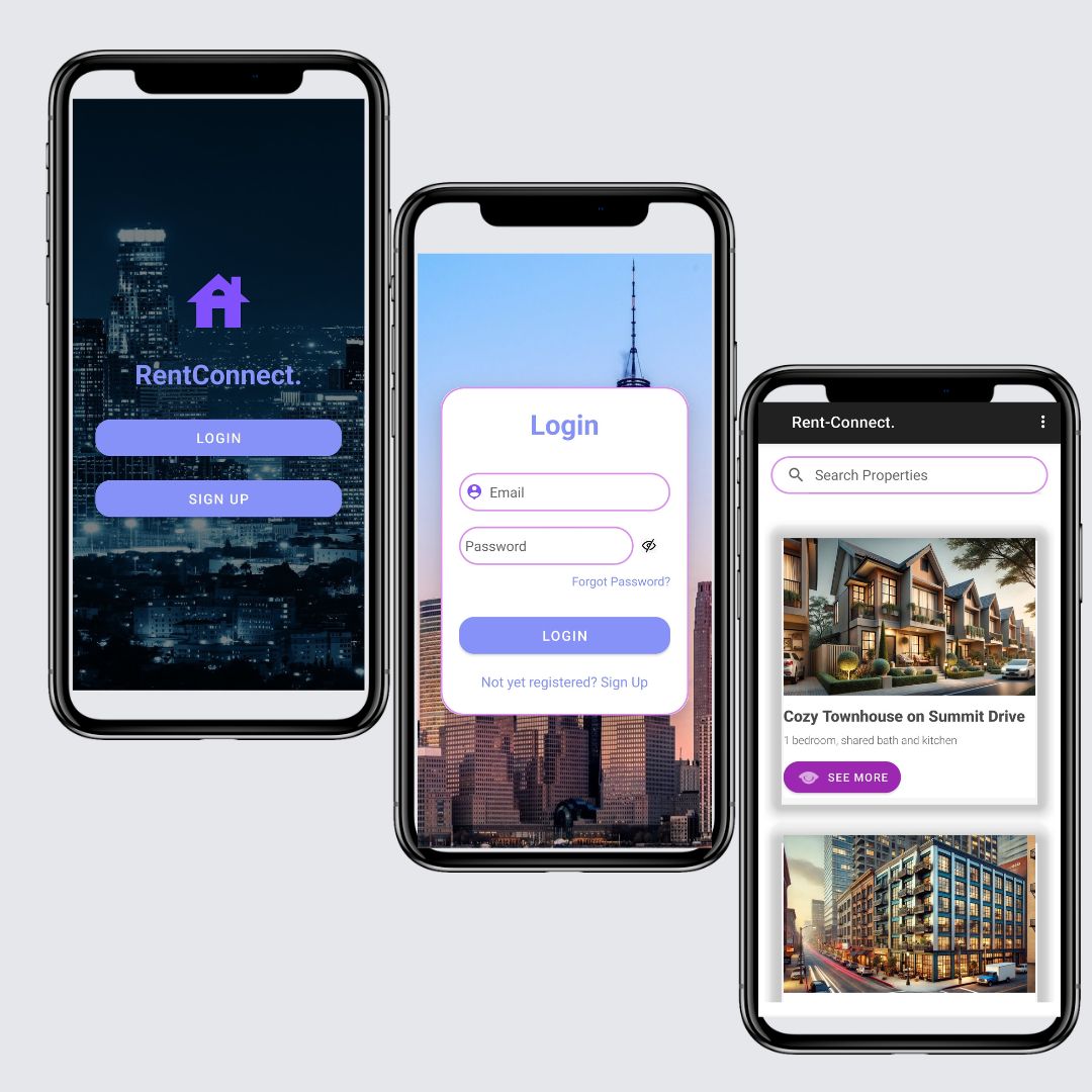 Rent Connect App Screenshot